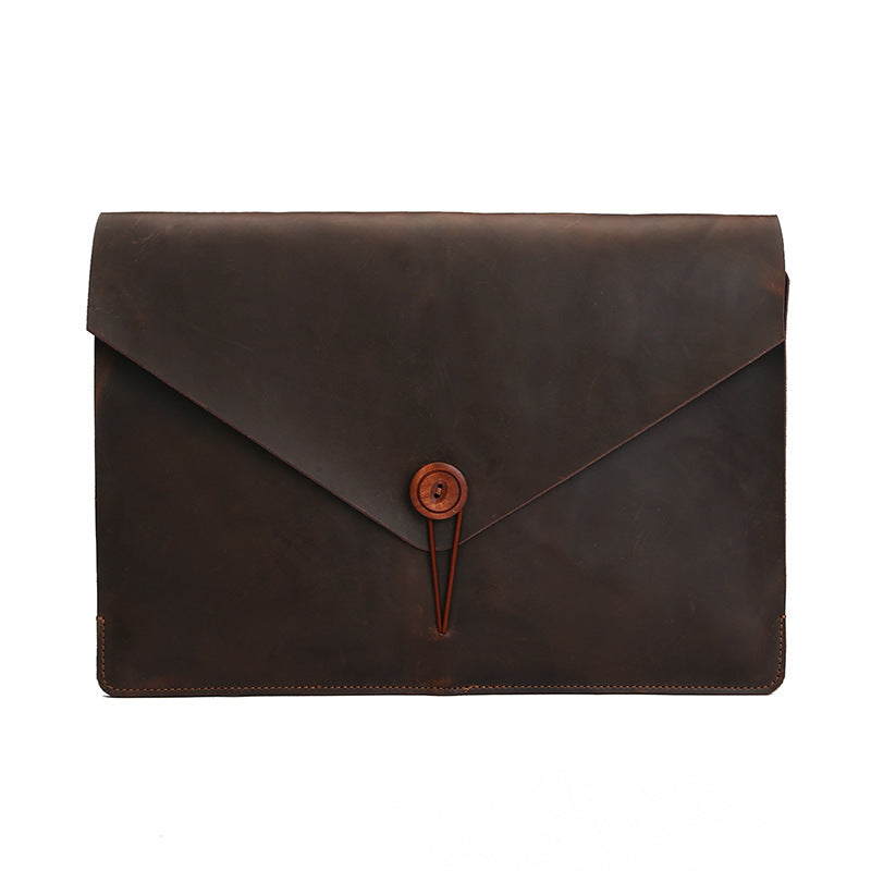 Modern Notebook Sleeve, Digital Pouch, Device Holder Coffee 12 Inch