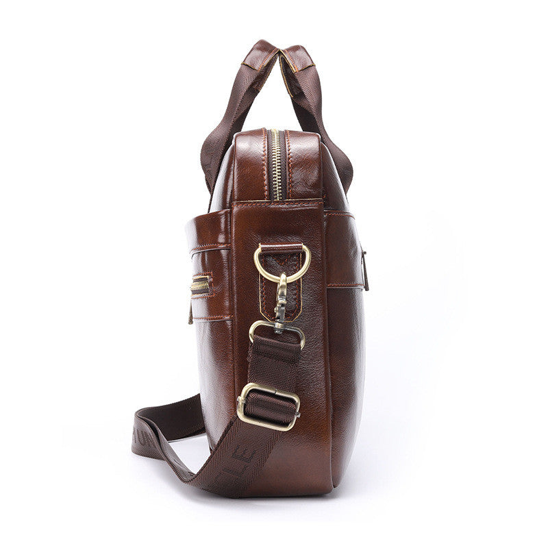 Stylish faux hide male document holder