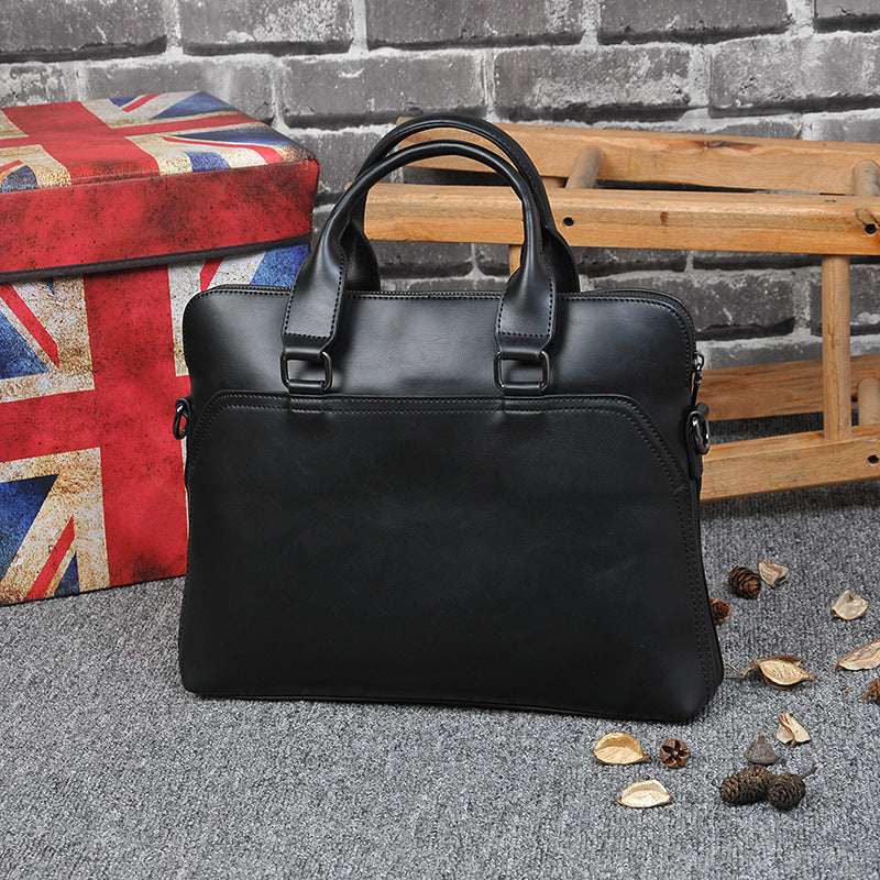 Stylish hands-free shoulder tote Black