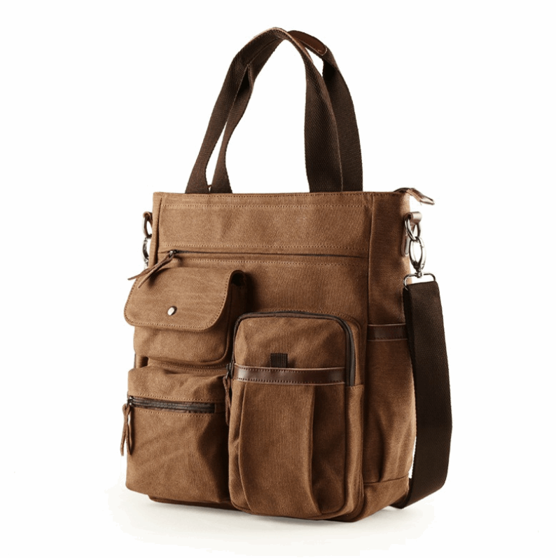 Trendy Korean Office Carryall Compact Crossbody Laptop Sleeve Male Messenger Case Professional Shoulder Satchel