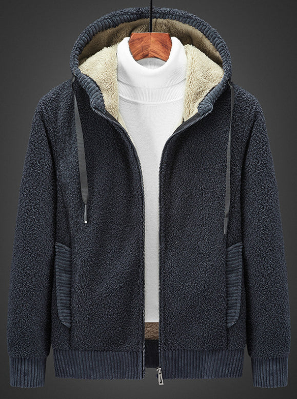 Cozy oversized fleece pullover Grey XXL