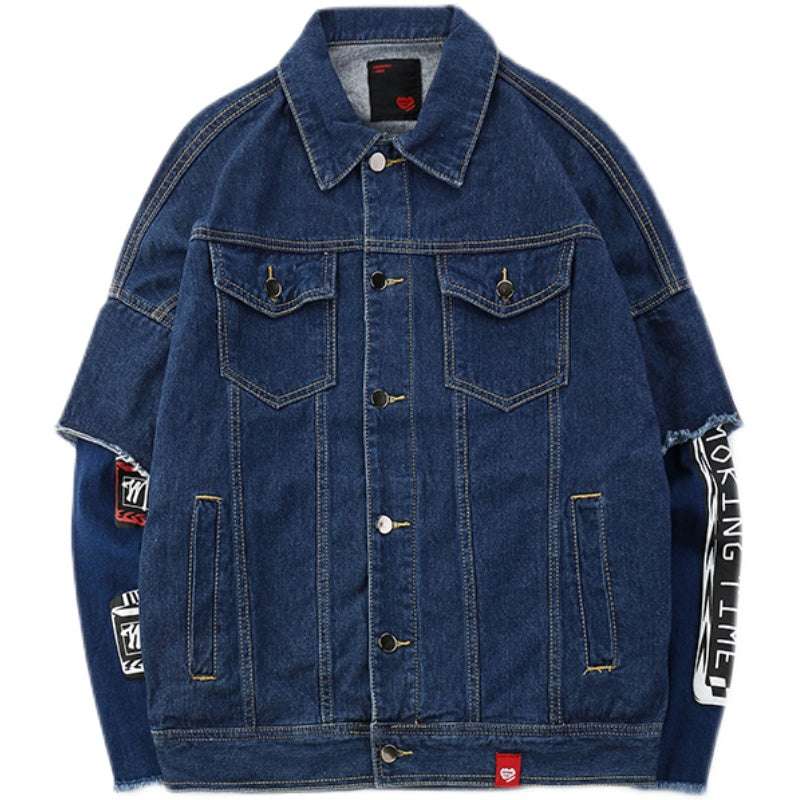 Casual Long Sleeve Coat Unisex Urban Loose Streetwear Fall