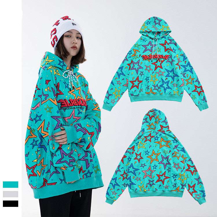 Urban Beat Relaxed Country Style Pullover Hoodie Long Sleeve