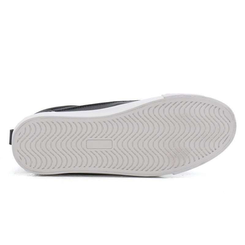 Men's Lightweight Sneakers All-Year Comfortable Youth Solid White