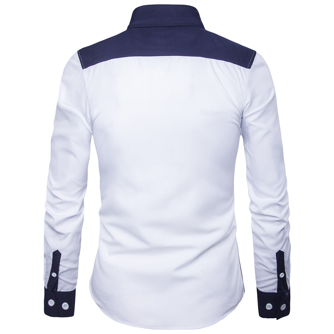 UK style contrasting hue top trend in men's apparel