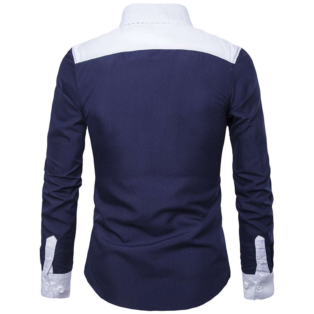 UK style contrasting hue top trend in men's apparel