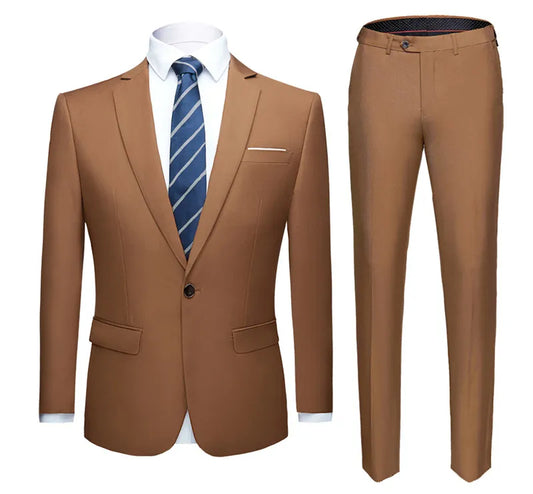 Single Tone Matching Big & Tall Gentleman's Outfit