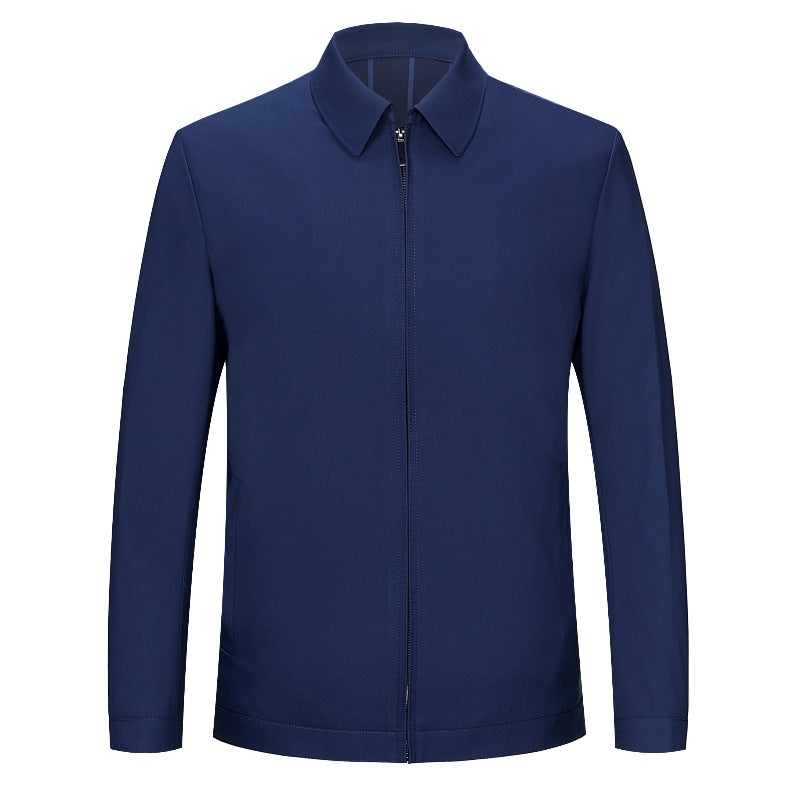 Gentleman's Smart Casual Coat Apparel For Mature Fathers