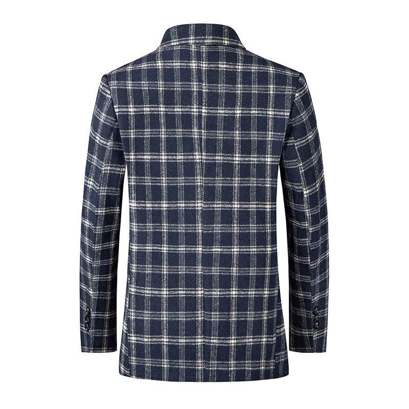 Men's Single-breasted Two-button Slim-fit Blazer Coat