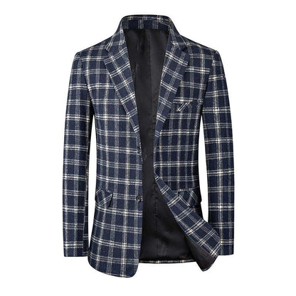 Men's Single-breasted Two-button Slim-fit Blazer Coat