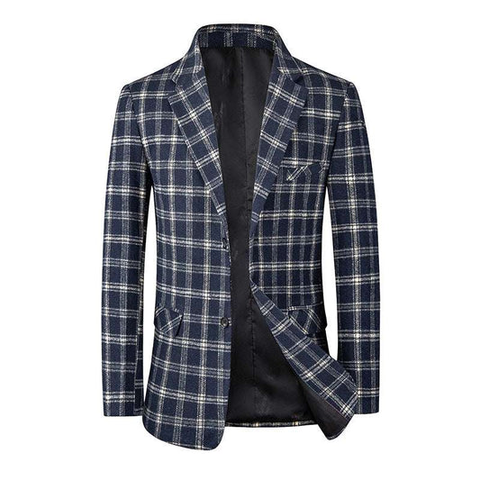 Men's Single-breasted Two-button Slim-fit Blazer Coat