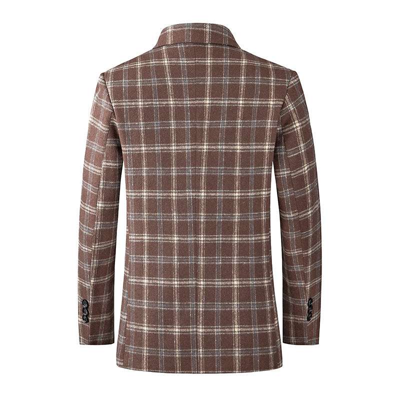 Men's Single-breasted Two-button Slim-fit Blazer Coat