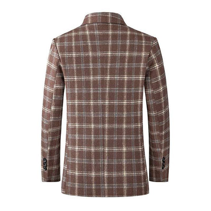 Men's Single-breasted Two-button Slim-fit Blazer Coat