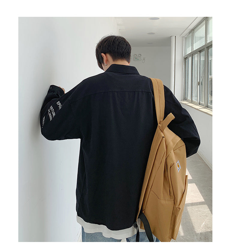 Casual long sleeve top for men