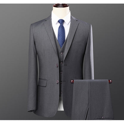 Elegant Two-Piece Bridal Outfit Stylish Formal Ensemble Gray With Buckles M
