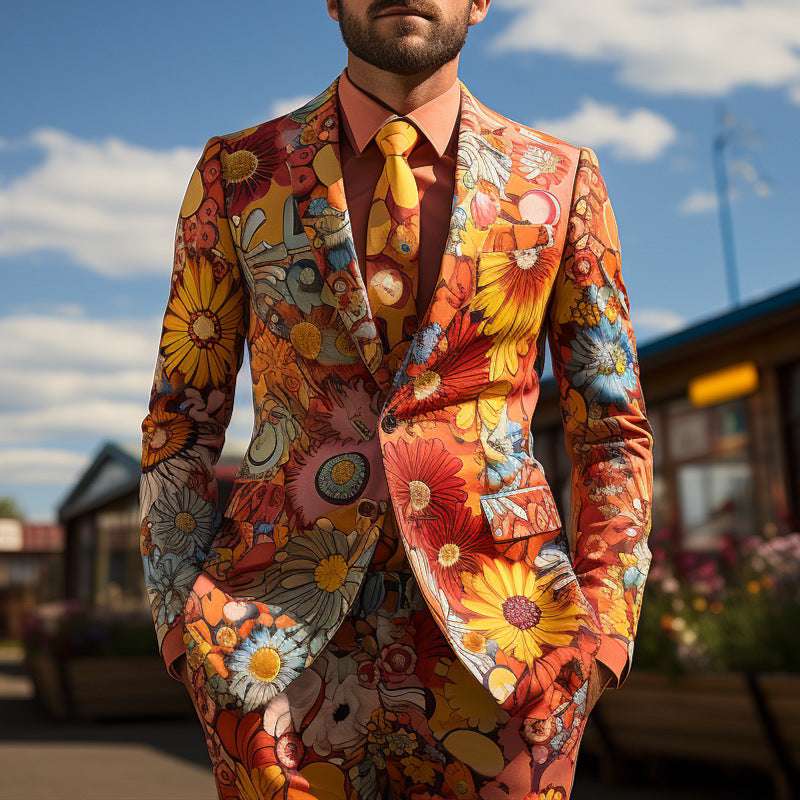 Trendy Style Fresh Men's Stylish Outfit Suit 7 XL