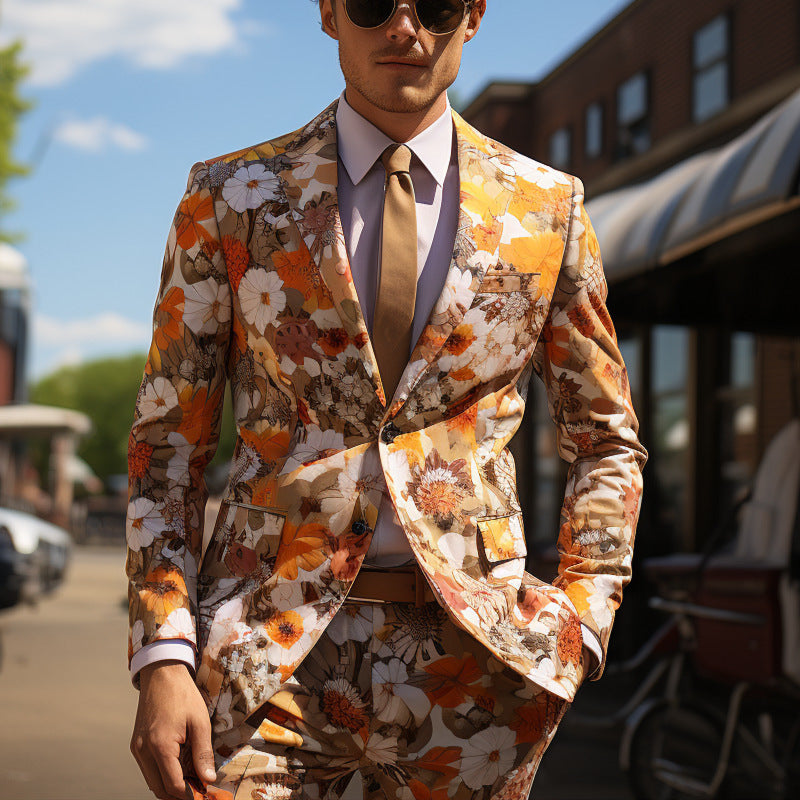 Trendy Style Fresh Men's Stylish Outfit Suit8 XL