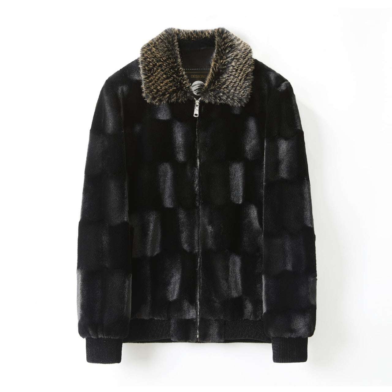 Luxury Men's Outerwear with Premium Fur Lining