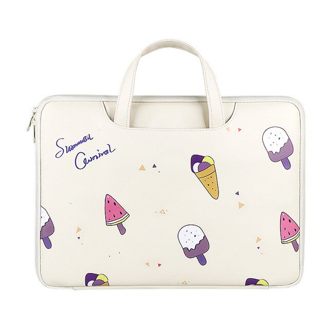 Animated fruit computer case Ice cream 14.1inch