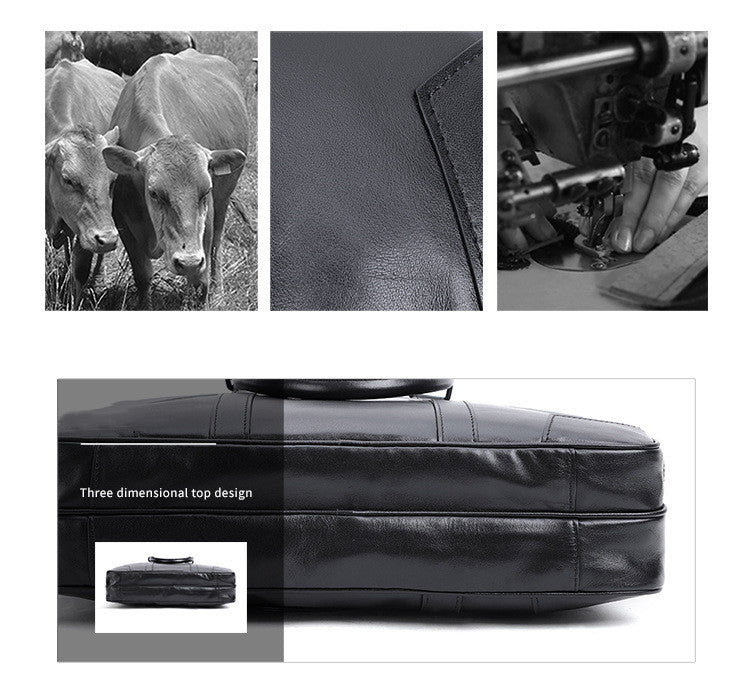 Genuine Hide Gentleman's Messenger