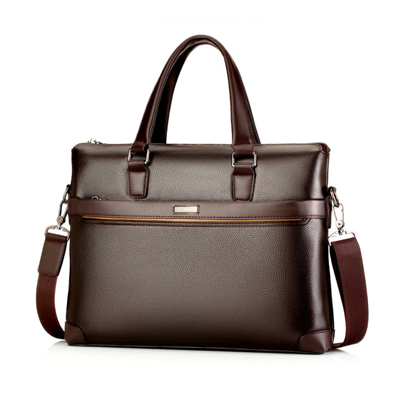 Gentleman's crossbody satchel messenger Brown