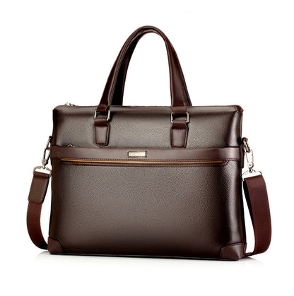 Gentleman's crossbody satchel messenger Brown