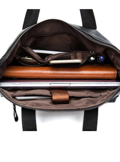 Executive top-grain leather portfolio