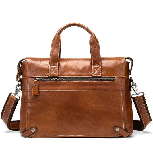 Executive top-grain leather portfolio