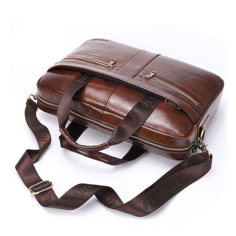 Stylish faux hide male document holder