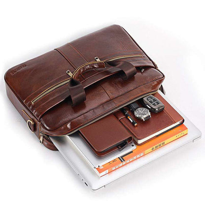 Stylish faux hide male document holder