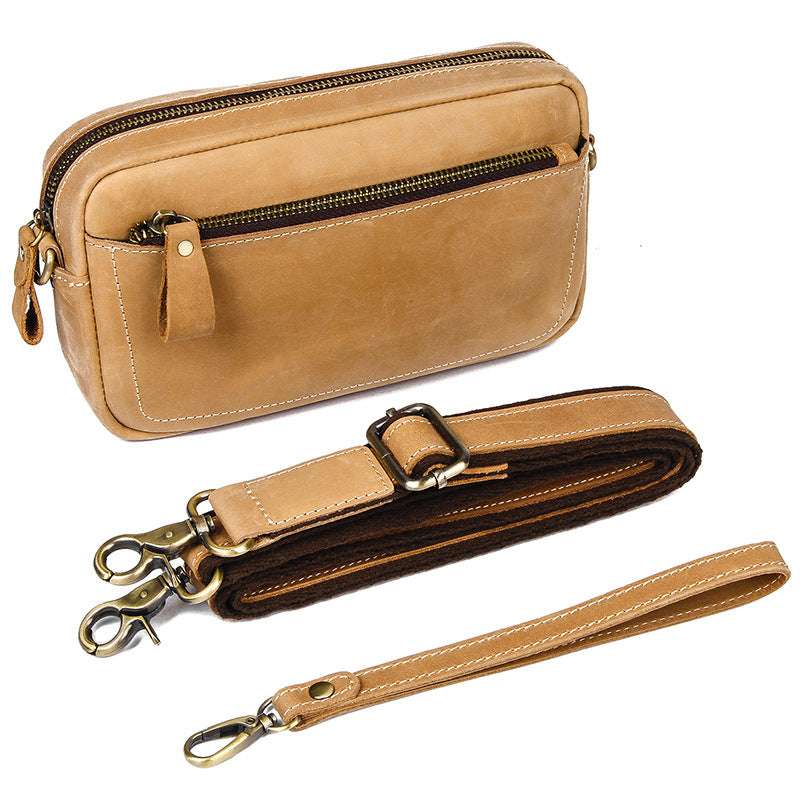 Vintage Wild Stallion Leather Men's Pouch