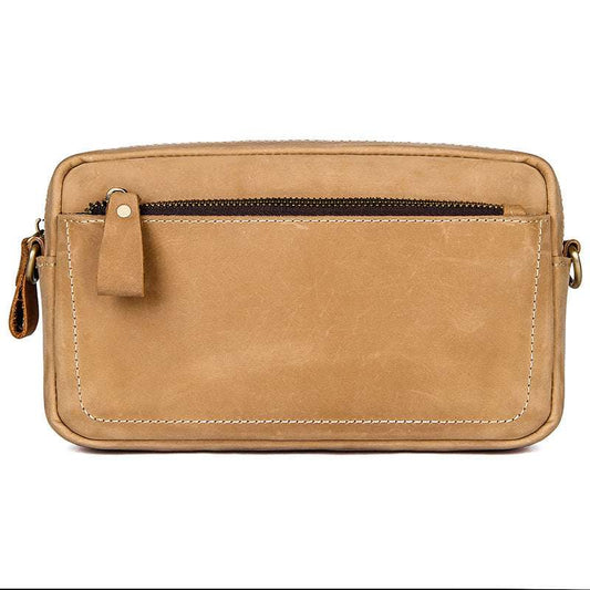 Vintage Wild Stallion Leather Men's Pouch