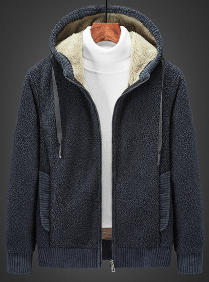 Cozy oversized fleece pullover Grey L