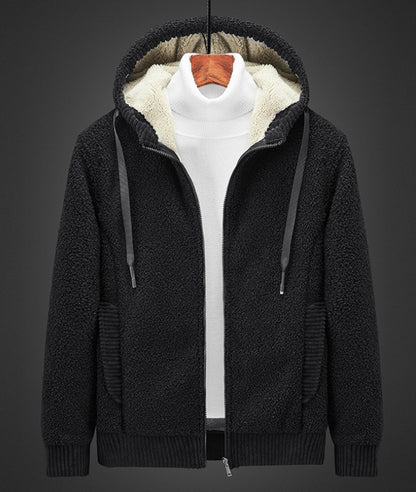 Cozy oversized fleece pullover Black XL