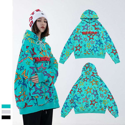 Urban Beat Relaxed Country Style Pullover Hoodie Long Sleeve