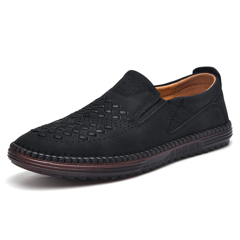 Stylish Men's Durable Adventure Casual Footwear Black 42