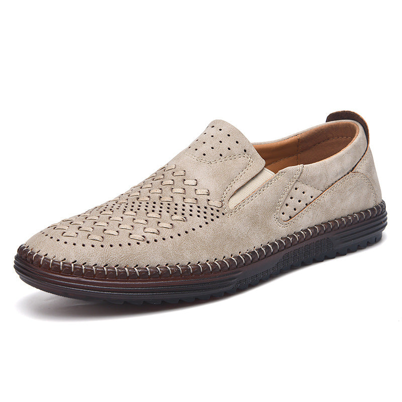 Stylish Men's Durable Adventure Casual Footwear Beige 46