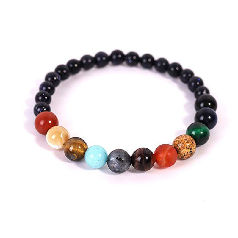 Universe Galaxy Solar System Eight Planets Bracelet