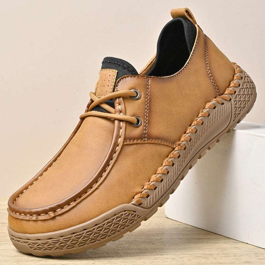 Men's Relaxed Genuine Footwear Handcrafted Sole Airy Low Cut