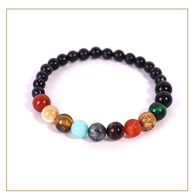 Universe Galaxy Solar System Eight Planets Bracelet 8+6